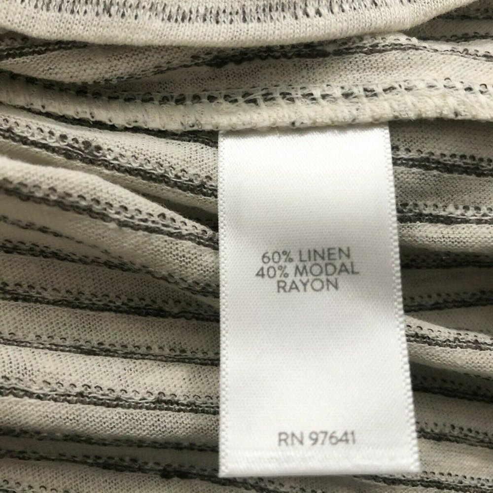 NWT J Jill Women's Sized 2X Linen / Modal Scoop-Round Neck Tunic Top - Picture 7 of 8